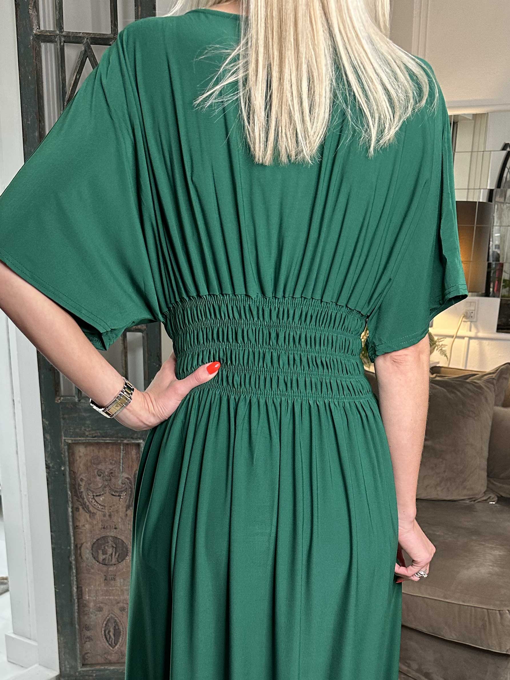 Pams Plain - Elastisk kjole med smock